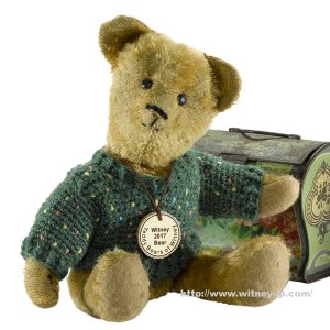画像1: 1体のみ再入荷しました☆ ウィットニー2017ベア　24cm