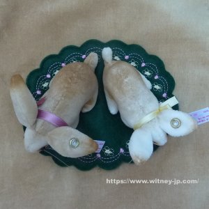 画像5: オススメです☆お買い得品☆ シュタイフ ラビットピンクッションセット 14cm　