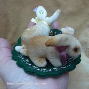 画像8: オススメです☆お買い得品☆ シュタイフ ラビットピンクッションセット 14cm　