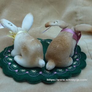 画像6: オススメです☆お買い得品☆ シュタイフ ラビットピンクッションセット 14cm　