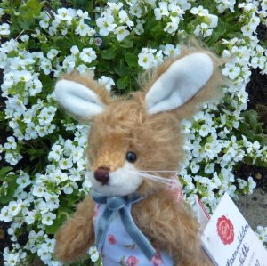 画像5: テディハーマン うさぎのニッキー 16cm