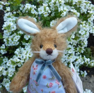 画像3: テディハーマン うさぎのニッキー 16cm