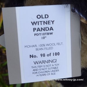 画像6: 残りわずか☆　メリーソート 【ウィットニー限定】オールドウィットニーパンダ　25cm  98番