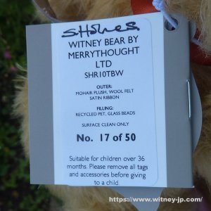 画像7: サイン入り☆【ウィットニー限定】メリーソート ウィットニーベア 25 cm  17番