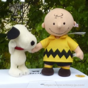 画像2: 【送料無料】   シュタイフ チャーリー・ブラウンとスヌーピー　21cm 15cm 909番