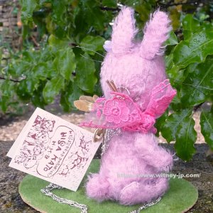 画像3: プライスダウン！1点もの☆ 香水ボトルのラビット Tea Time Rabbit  12cm by 加藤日砂