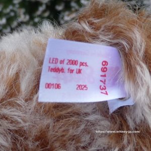 画像6:  2025年新作☆ シュタイフ ブリティッシュコレクターズテディベア 2025 36cm (イギリス限定）106番