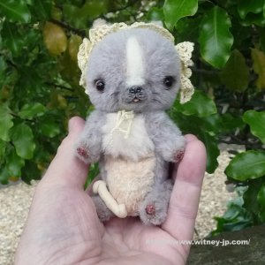 画像2: 西原 恭さん作 フレンチブルの「Mikan」ちゃん 14cm 2番