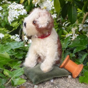 画像2: 10cm Steiff Molly Puppy 推定1959年〜1967年頃　（ビンテージ）