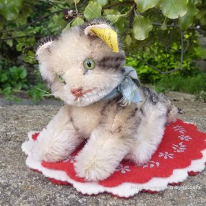 画像1: 10cm Steiff Kitty Cat 1959年-1967年頃　（ビンテージ）