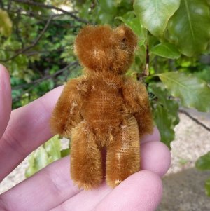 画像2: エクセレントコンディション☆ Schuco Mascot Bear, rusty brown 6.5cm 推定1950年代-1960年代　（ビンテージ）