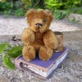 エクセレントコンディション☆ Schuco Mascot Bear, rusty brown 6.5cm 推定1950年代-1960年代　（ビンテージ）