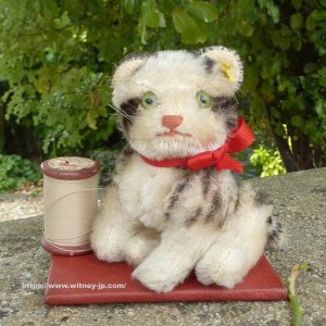 画像1: 可愛いです♪♪　10cm Steiff Kitty Cat 1960年代　（ビンテージ）