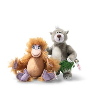 画像1: 【送料無料】 2025年秋冬新作☆ シュタイフ ディズニー ジャングル・ブックセット 14cm/15cm