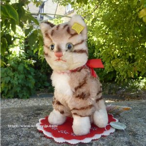 画像1: 大変貴重なお品です！ シュタイフ社アーカイブより 18cm Steiff Cattie Cat 1969年　（ビンテージ）