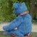 画像4: 1点もの☆ Bear Bleu by Dany Melse 37cm （独） (4)