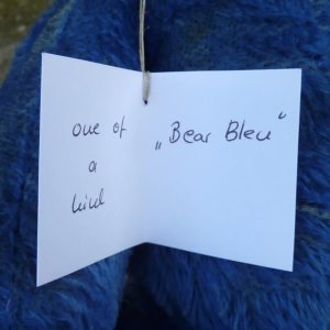 画像5: 1点もの☆ Bear Bleu by Dany Melse 37cm （独）