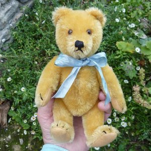 画像5: 大変良い状態です☆ Steiff Blond Original Teddy 20cm 推定1960年代　（ビンテージ）