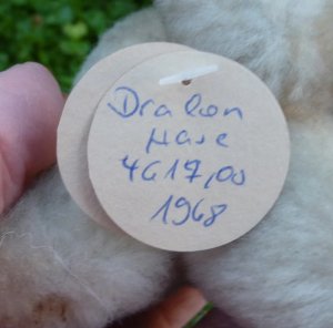 画像5: 大変貴重なお品です！ シュタイフ社アーカイブより Dralon Rabbit 17cm 1968年（ビンテージ）