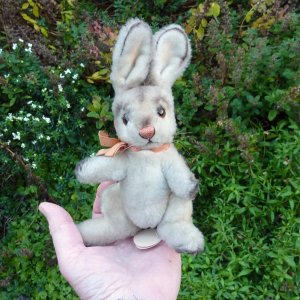 画像2: 大変貴重なお品です！ シュタイフ社アーカイブより Dralon Rabbit 17cm 1968年（ビンテージ）