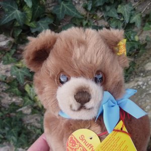 画像3: ID全てあり☆大変貴重なお品です！ シュタイフ社アーカイブより Snuffy Bear 16cm 1983年（ビンテージ）