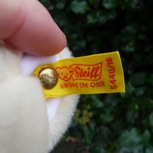画像6: ID全てあり☆大変貴重なお品です！ シュタイフ社アーカイブより Cosy Sulla Cat 16cm 1985年（ビンテージ）