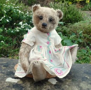 画像1: 1点もの☆ Chiccaby by Mary 28 cm（フォーゲットミーノット）