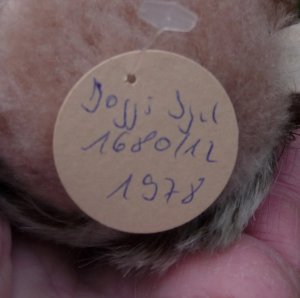 画像5: 大変貴重なお品です！ シュタイフ社アーカイブより Joggi Hedgehog 12cm 1978年（ビンテージ）