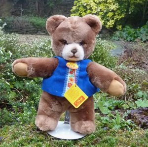 画像2: 大変貴重なお品です！ シュタイフ社アーカイブより Toldi Bear Dark Caramel 30cm 1982年（ビンテージ）