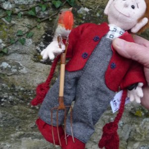 画像5: イアンさんオススメの作家様☆ 1点もの☆ Robin by Sally Bowles 28cm（英）