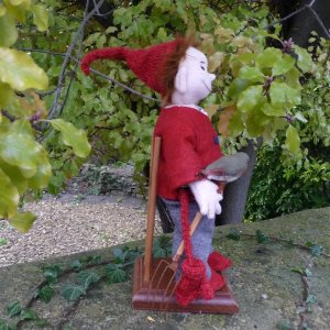 画像2: イアンさんオススメの作家様☆ 1点もの☆ Robin by Sally Bowles 28cm（英）