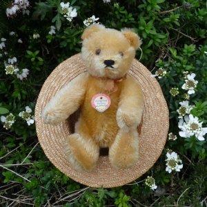 画像1: Steiff Blond Original Teddy 15cm 推定1960年代　（ビンテージ）