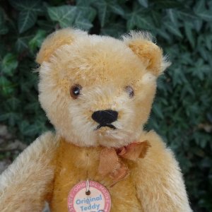 画像4: Steiff Blond Original Teddy 15cm 推定1960年代　（ビンテージ）