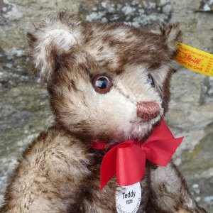 画像4: 新品同様の状態です☆　1997年 シュタイフ ヒストリック・ミニチュア 1926 ブラウンチップド・ベア 16cm