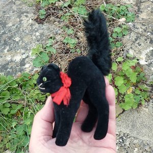 画像3: Steiff Black Tom Cat 10cm 推定1968-1973年頃（ビンテージ）