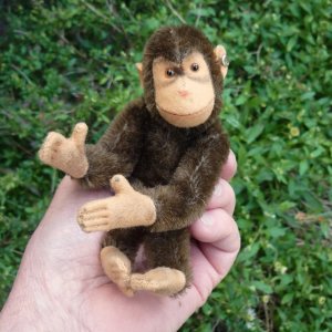 画像1: 大変良い状態です☆ 16cm Steiff Jocko Chimpanzee 1950年代〜1960年代　（ビンテージ）