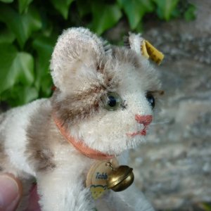 画像5: ID全てあり☆ 10 cm Steiff Tabby Cat 推定1953-1958年頃　（ビンテージ）