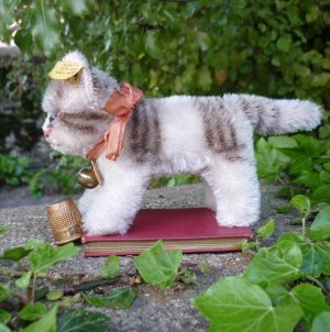画像2: ID全てあり☆ 10 cm Steiff Tabby Cat 推定1953-1958年頃　（ビンテージ）