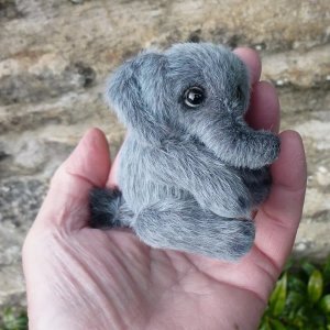 画像5: 1点もの☆ ベビーエレファントの Wendi 10 cm by Silvia Gilles （独）