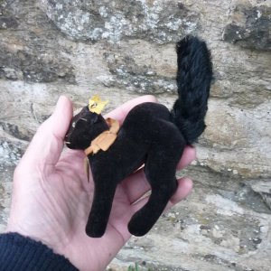 画像9: ID全てあり☆　Steiff Black Tom Cat 10cm 推定1959年-1967年（ビンテージ）