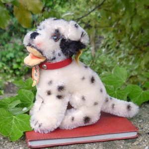 画像1: ID全てあり！素晴らしい状態です☆ 10cm Steiff Dally Dalmatian Sitting 1959年〜1967年頃　（ビンテージ）