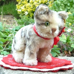 画像2: 14cm Steiff Susi Cat 推定1960年代（ビンテージ）