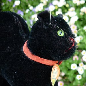画像4: 人気商品☆ Steiff Black Tom Cat 14cm 推定1959年-1967年頃（ビンテージ）