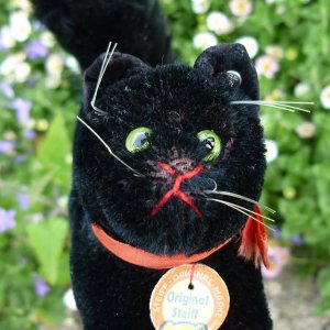 画像5: 人気商品☆ Steiff Black Tom Cat 14cm 推定1959年-1967年頃（ビンテージ）