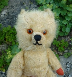 画像3: 1940〜1950年代頃 テディベア（おそらくフランス製） 23cm 　 (ビンテージ）