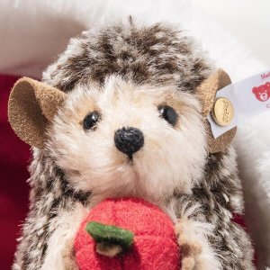 画像5: 【送料無料】シュタイフ  サンタ帽の中のテディベアとハリネズミ 14cm 