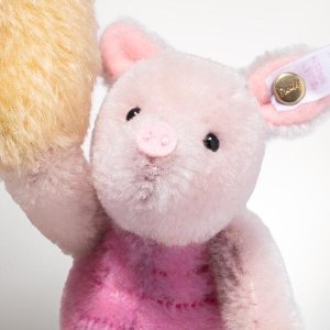 画像6: 【送料無料】シュタイフ  ディズニー くまのプーさんとピグレット 100周年記念 23cm 