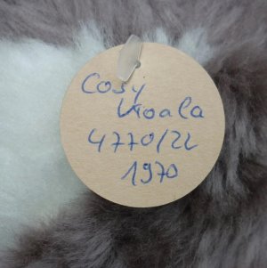 画像5: 大変貴重なお品です！ シュタイフ社アーカイブより 27cm Steiff Cosy Koala 1970年　（ビンテージ）