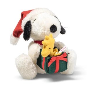 画像2: 【送料無料】シュタイフ スヌーピーとウッドストック「クリスマス」 16cm
