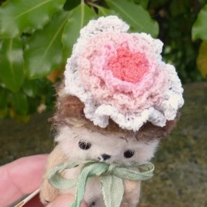 画像7: 1点もの☆ 加茂美智子さん作  Flower （ハリネズミ）10cm